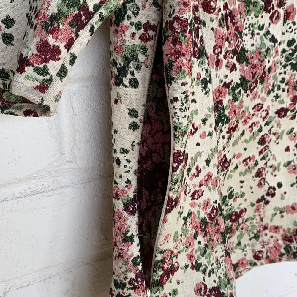 Anthropologie Floral Blouse - Pink and Green - Picture 11 of 12